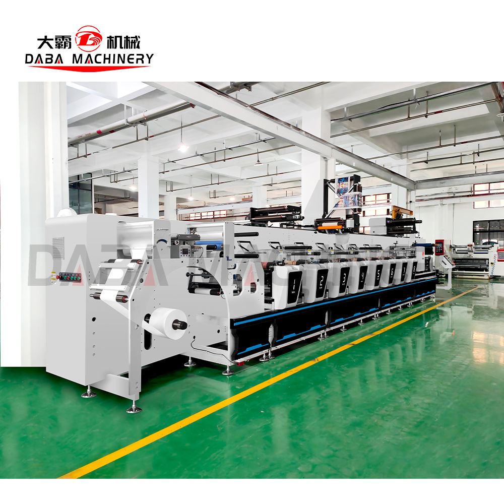 8-Color High-Speed Flexo Printing Machine for High-Quality Adhesive ...