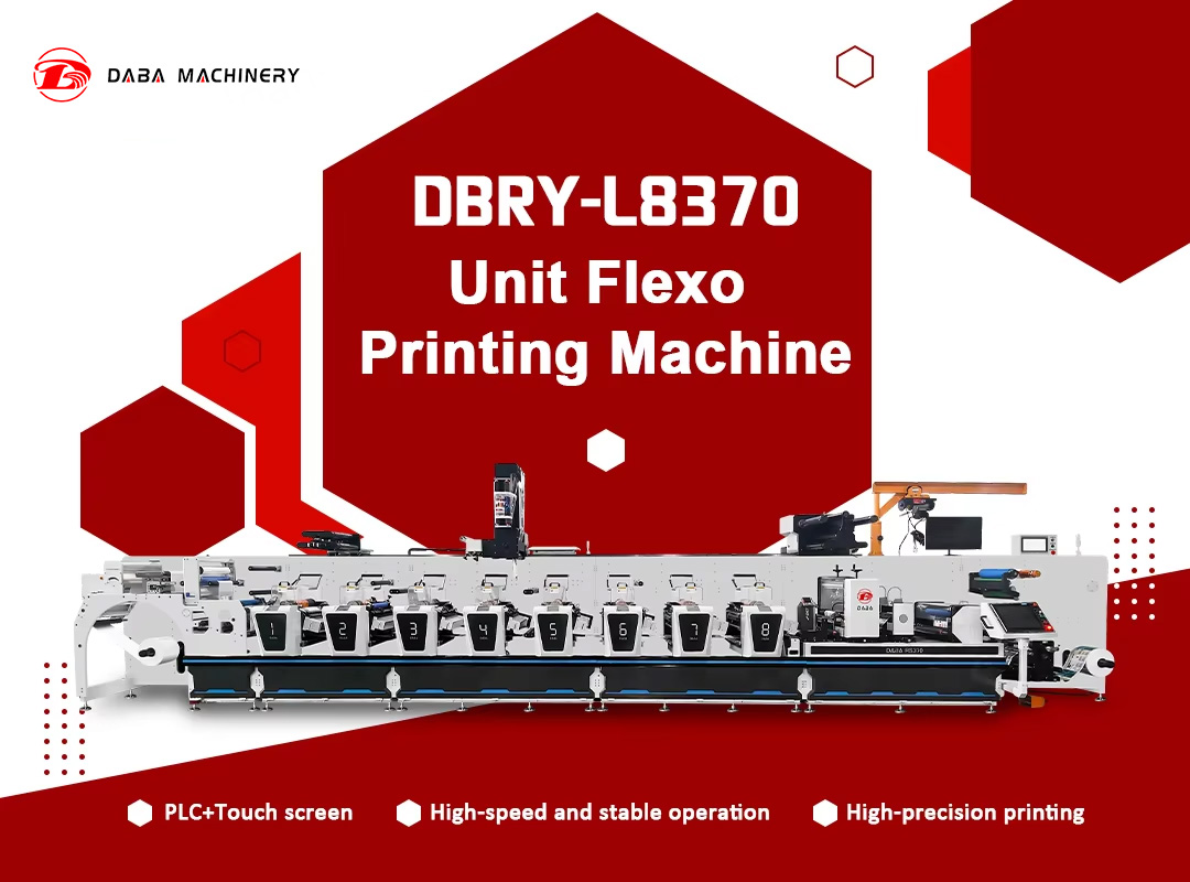 Color Daba 8-Color High-Speed Flexo Printing Machine for High-Quality Adhesive ...